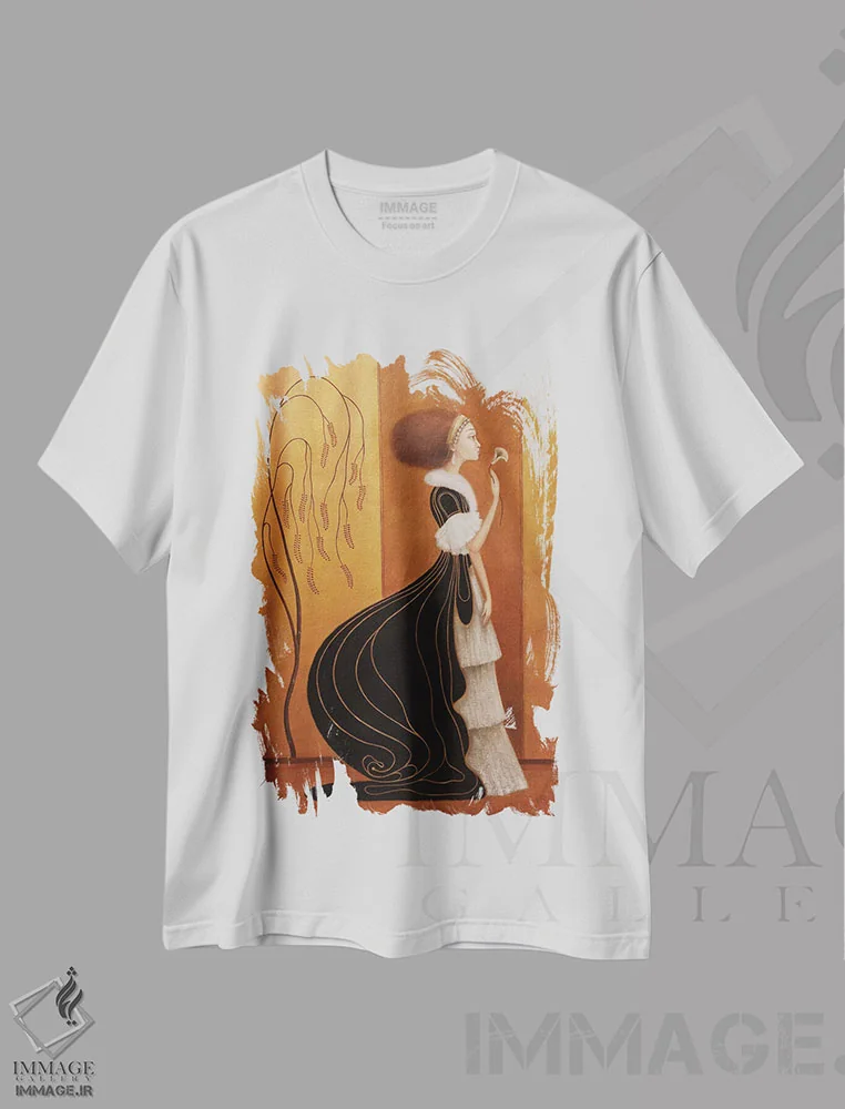 تیشرت سفید طرح دار یک آرزو، هنر فاخر معاصر اثر ادوارد زنتسیک | immage.ir
