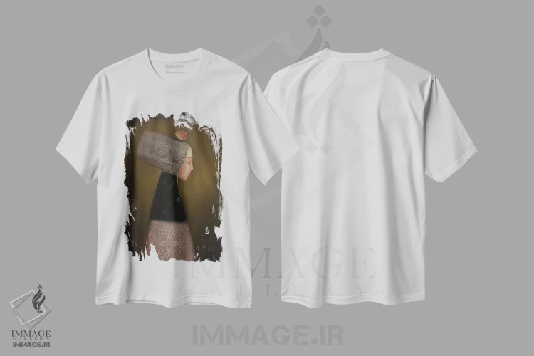 تیشرت سفید طرح دار راز زندگی، هنر فاخر معاصر اثر ادوارد زنتسیک | immage.ir