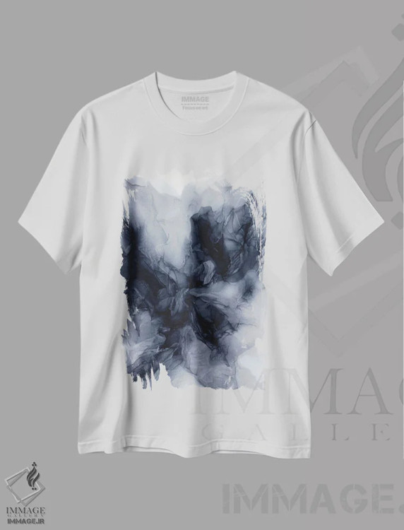 تیشرت سفید طرح دار بال های آشوب اثر الیزابت کارلسن | immage.ir