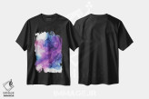 تیشرت مشکی طرح دار قدرت بنفش ۳ اثر الیزابت کارلسن | فروشگاه ایماژ