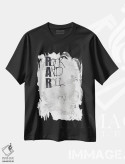 تیشرت مشکی طرح دار راک اند رول، تزئینی اثر دیزاین فابریکن | immage.ir