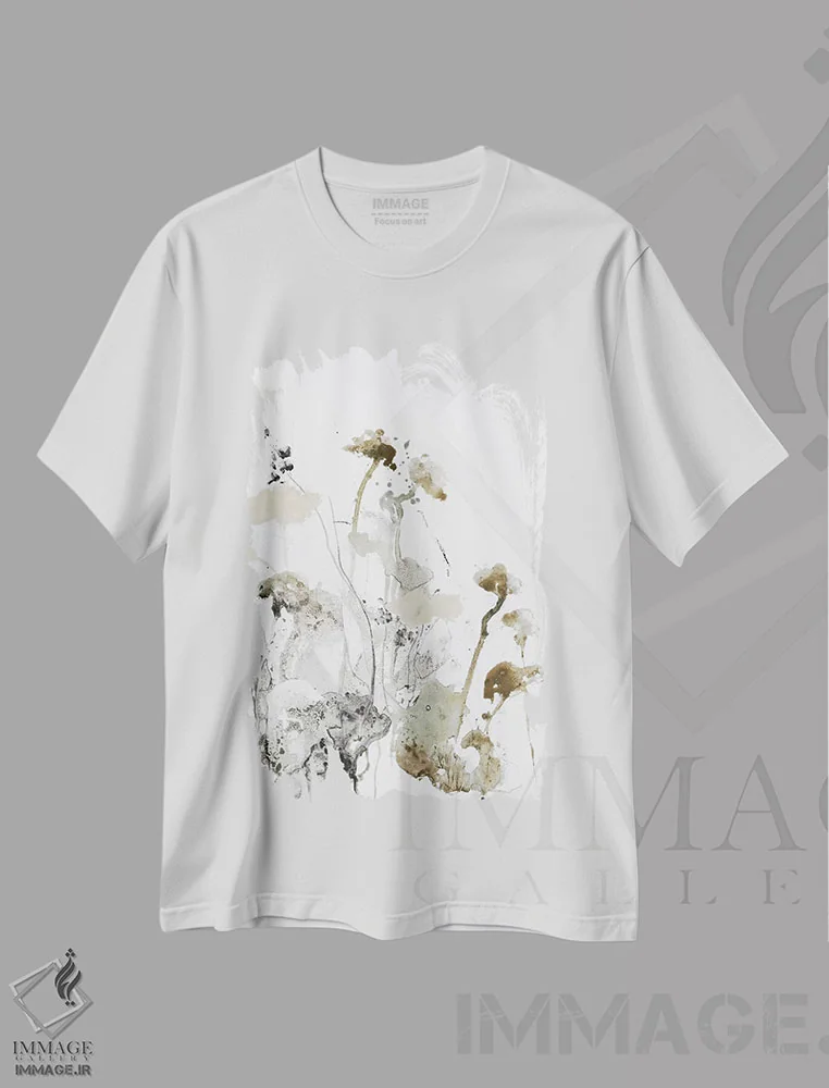 تیشرت سفید طرح دار این روزها ۱ اثر دیزاین فابریکن | فروشگاه ایماژ