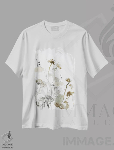 تیشرت سفید طرح دار این روزها ۱ اثر دیزاین فابریکن | فروشگاه ایماژ
