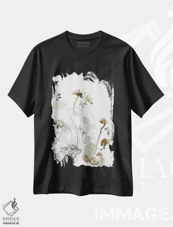تیشرت مشکی طرح دار این روزها ۱ اثر دیزاین فابریکن | immage.ir