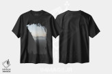 تیشرت مشکی طرح دار فیل چهارم، مدیوم اثر دیزاین فابریکن | فروشگاه ایماژ