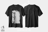 تیشرت مشکی طرح دار سینما، عکاسی سیاه و سفید اثر دیزاین فابریکن | فروشگاه ایماژ