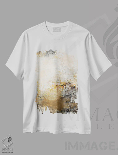 تیشرت سفید طرح دار نقطه عطف ۱ اثر دیزاین فابریکن | فروشگاه ایماژ