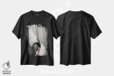 تیشرت مشکی طرح دار نایک، عکاسی ترکیبی اثر دیزاین فابریکن | فروشگاه ایماژ