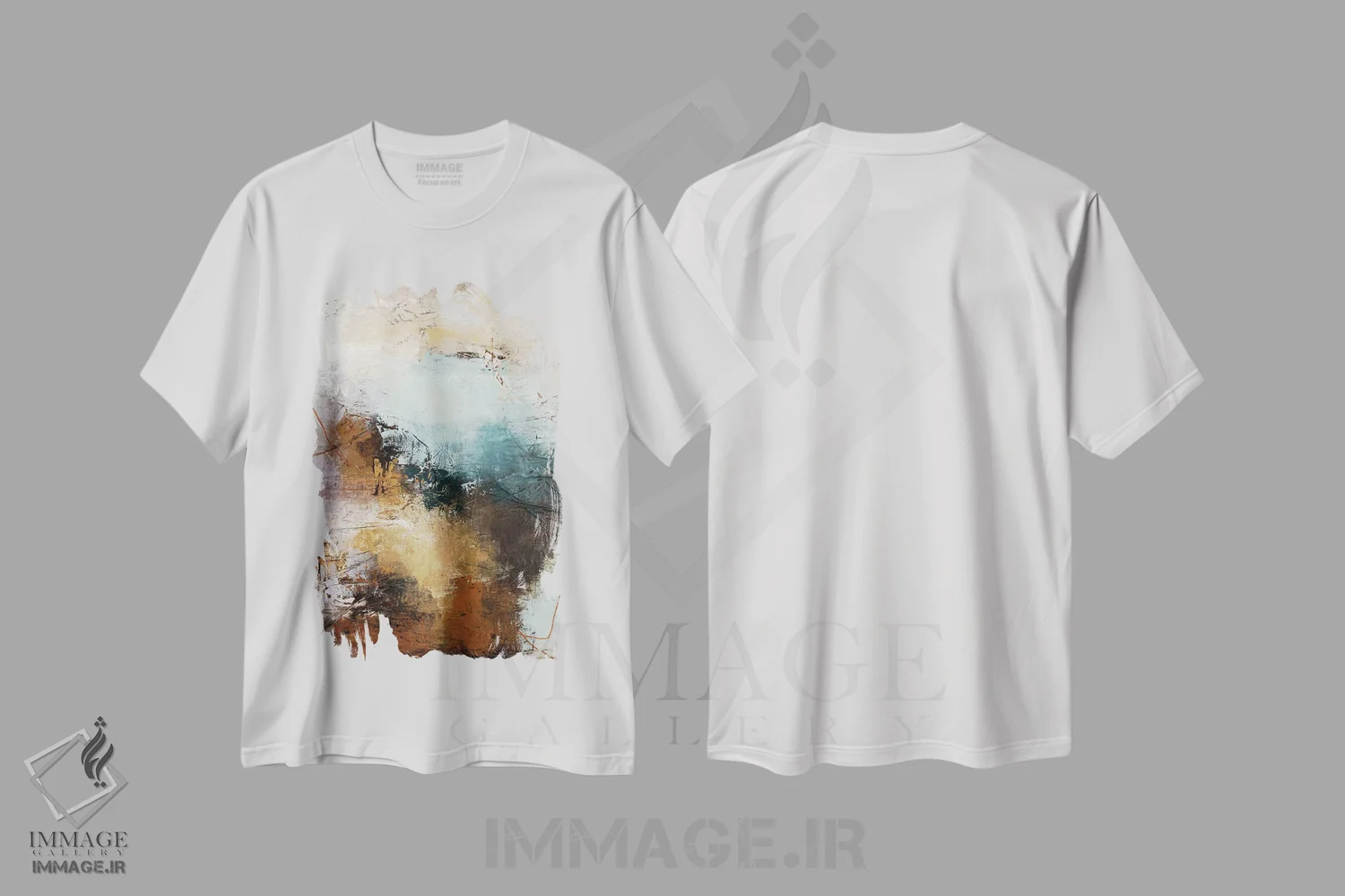 تیشرت سفید طرح دار نقطه عطف ۳ اثر دیزاین فابریکن | immage.ir