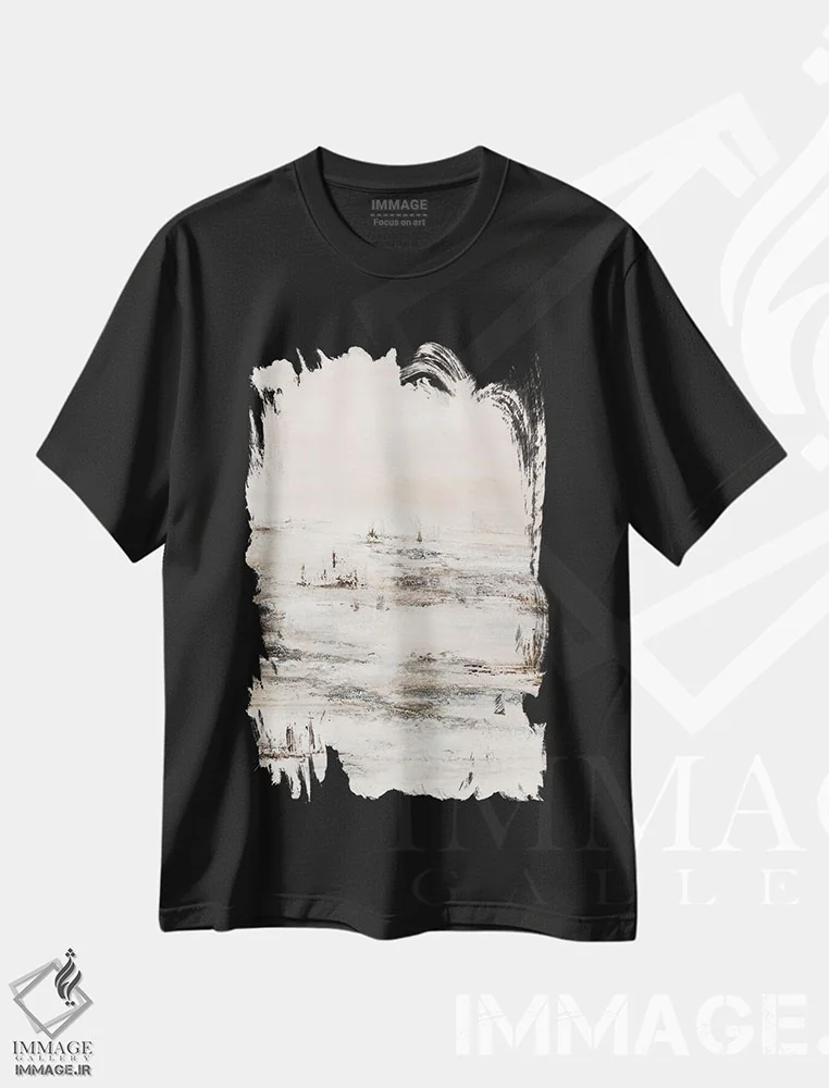 تیشرت مشکی طرح دار سبک زندگی ۲ اثر دیزاین فابریکن | immage.ir