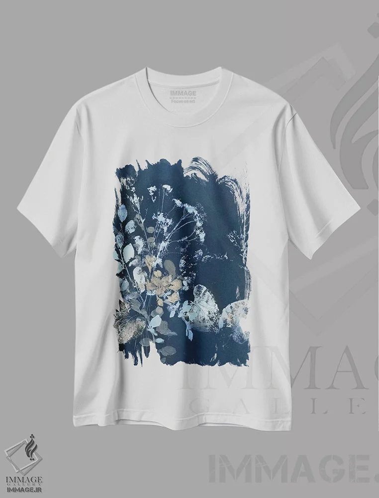 تیشرت سفید طرح دار طبیعت ناب ۷، هنر دیجیتال اثر دیزاین فابریکن | immage.ir