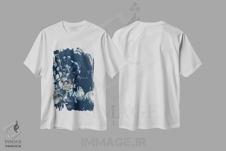 تیشرت سفید طرح دار طبیعت ناب ۷، هنر دیجیتال اثر دیزاین فابریکن | immage.ir