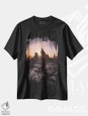 تیشرت مشکی طرح دار شاخ های شیطان، مدیوم اثر فابیو آنتنور | فروشگاه ایماژ