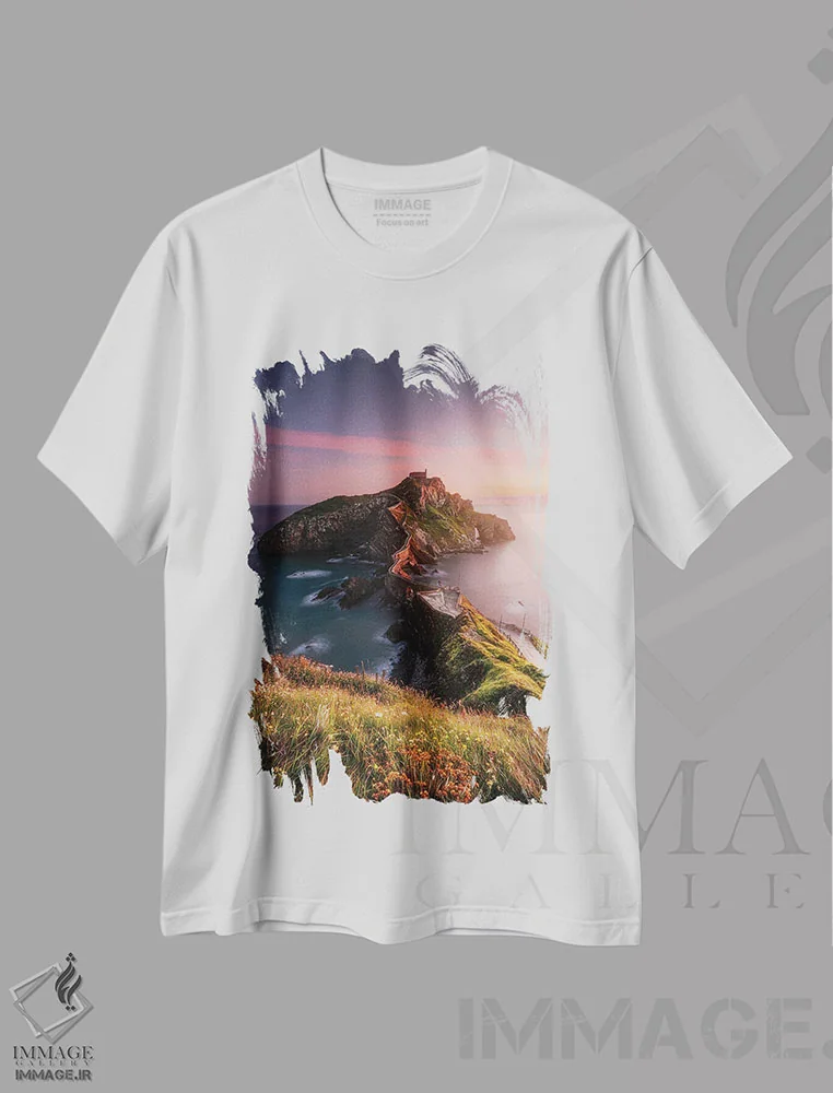 تیشرت سفید طرح دار سنگ اژدها، عکاسی فوق واقع گرا اثر فابیو آنتنور | immage.ir