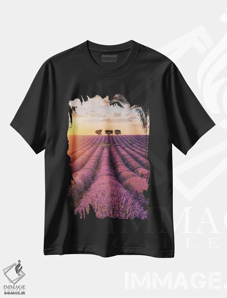 تیشرت مشکی طرح دار والنسول، عکاسی فوق واقع گرا اثر فابیو آنتنور | immage.ir