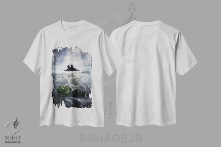تیشرت سفید طرح دار در حال حرکت، عکاسی فوق واقع گرا اثر فابیو آنتنور | immage.ir