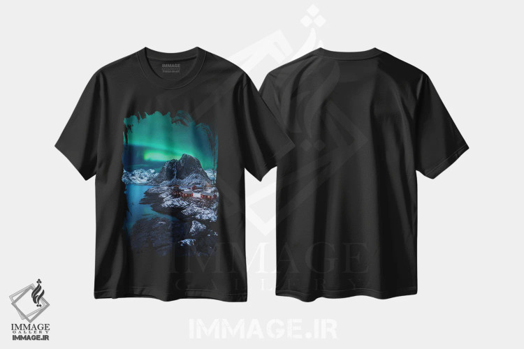 تیشرت مشکی طرح دار از روی پل، عکاسی فوق واقع گرا اثر فابیو آنتنور | immage.ir