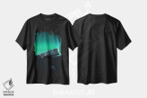 تیشرت مشکی طرح دار آخرین پرواز سبز، مدیوم اثر فابیو آنتنور | immage.ir