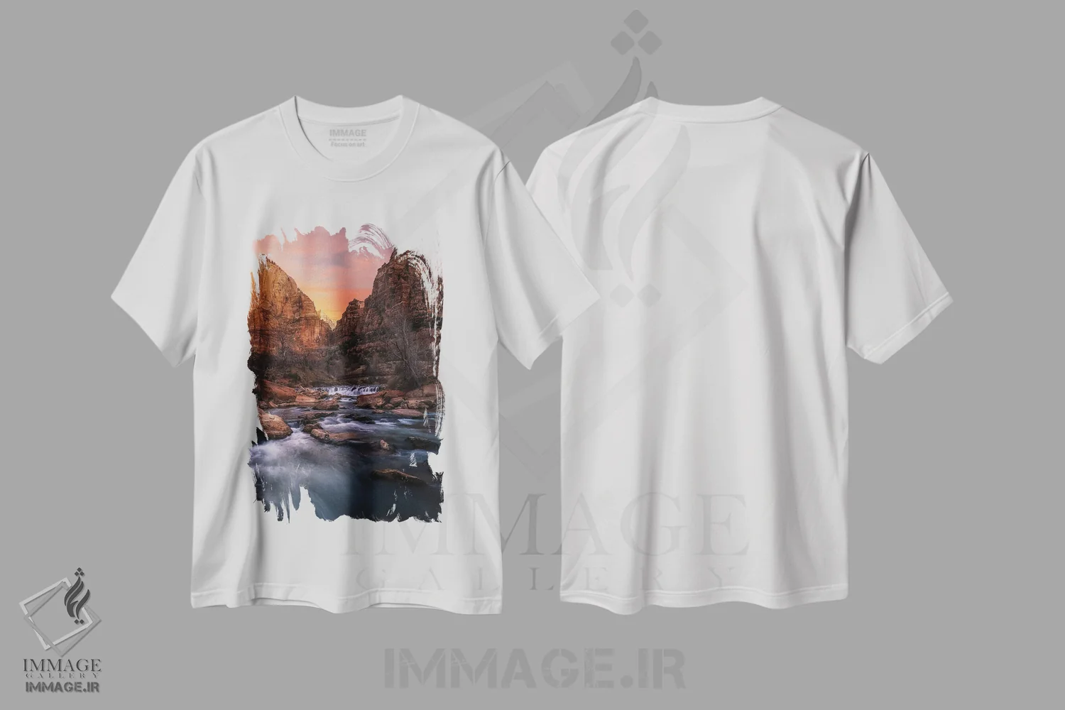 تیشرت سفید طرح دار آخرین حیاط، مدیوم اثر فابیو آنتنور | immage.ir