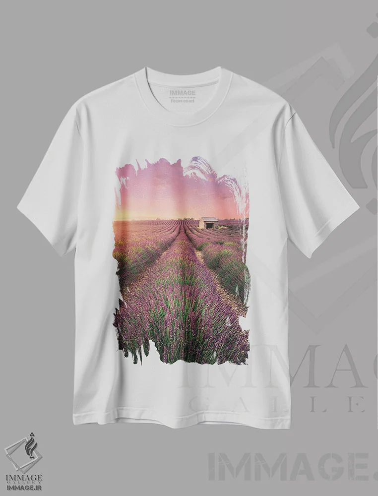 تیشرت سفید طرح دار خانه قدیمی، مدیوم اثر فابیو آنتنور | فروشگاه ایماژ