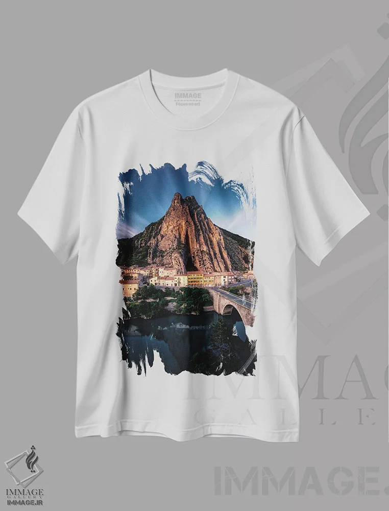 تیشرت سفید طرح دار سیسترون، مدیوم اثر فابیو آنتنور | immage.ir