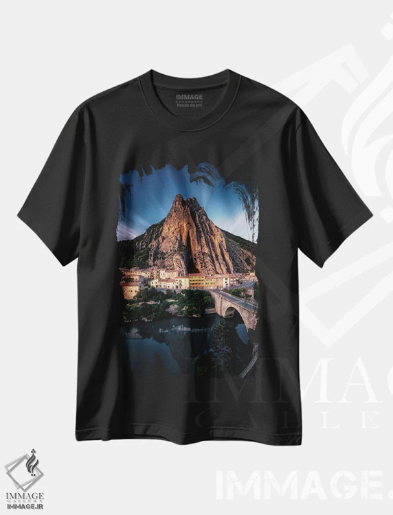 تیشرت مشکی طرح دار سیسترون، مدیوم اثر فابیو آنتنور | فروشگاه ایماژ