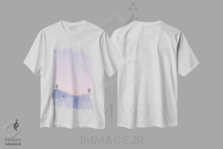 تیشرت سفید طرح دار سکوت، مدیوم اثر فابیو آنتنور | فروشگاه ایماژ
