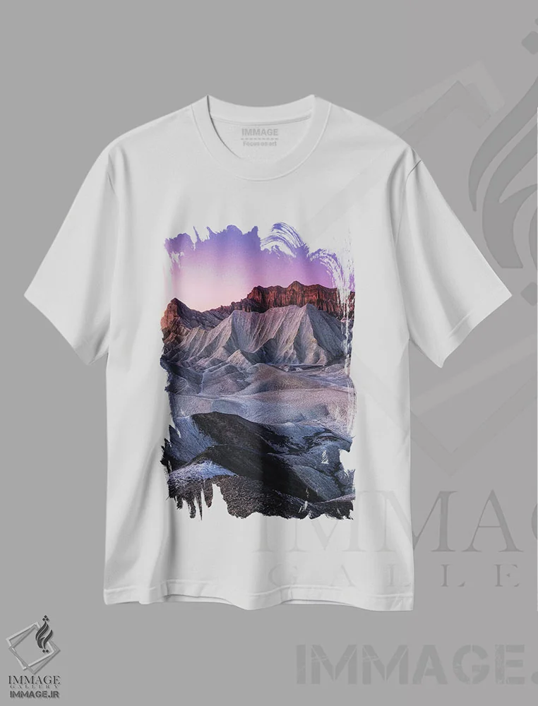 تیشرت سفید طرح دار نقطه، مدیوم اثر فابیو آنتنور | immage.ir