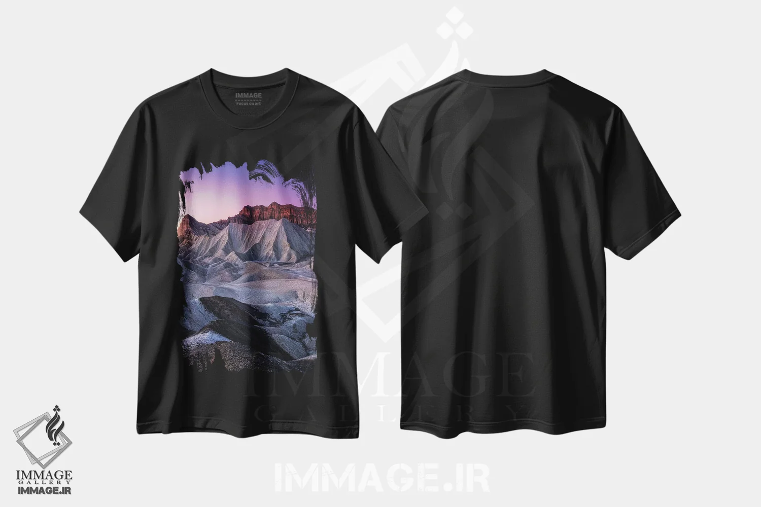 تیشرت مشکی طرح دار نقطه، مدیوم اثر فابیو آنتنور | فروشگاه ایماژ