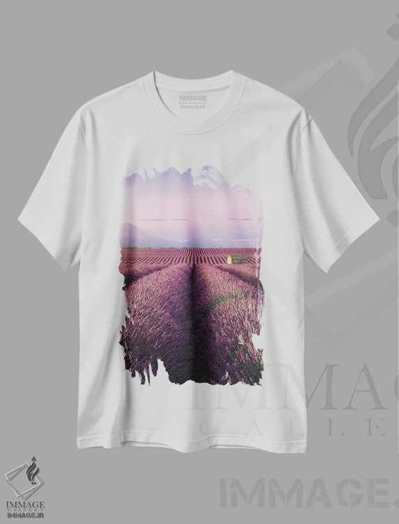 تیشرت سفید طرح دار تا بی نهایت، مدیوم اثر فابیو آنتنور | immage.ir