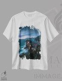 تیشرت سفید طرح دار طوفان ورناتزا، مدیوم اثر فابیو آنتنور | فروشگاه ایماژ