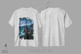 تیشرت سفید طرح دار طوفان ورناتزا، مدیوم اثر فابیو آنتنور | فروشگاه ایماژ
