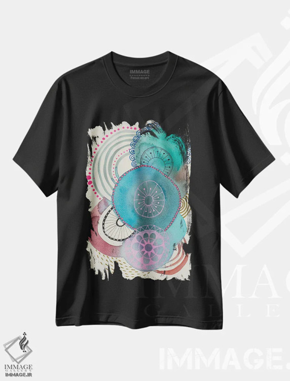تیشرت مشکی طرح دار غیرقابل مقاومت ۲ اثر فِیث ایوانز-سیلز | فروشگاه ایماژ