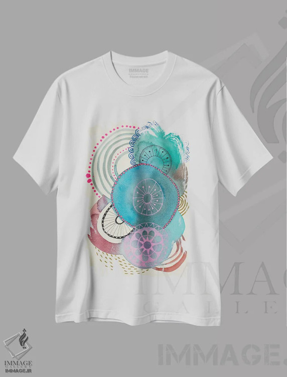 تیشرت سفید طرح دار غیرقابل مقاومت ۲ اثر فِیث ایوانز-سیلز | immage.ir