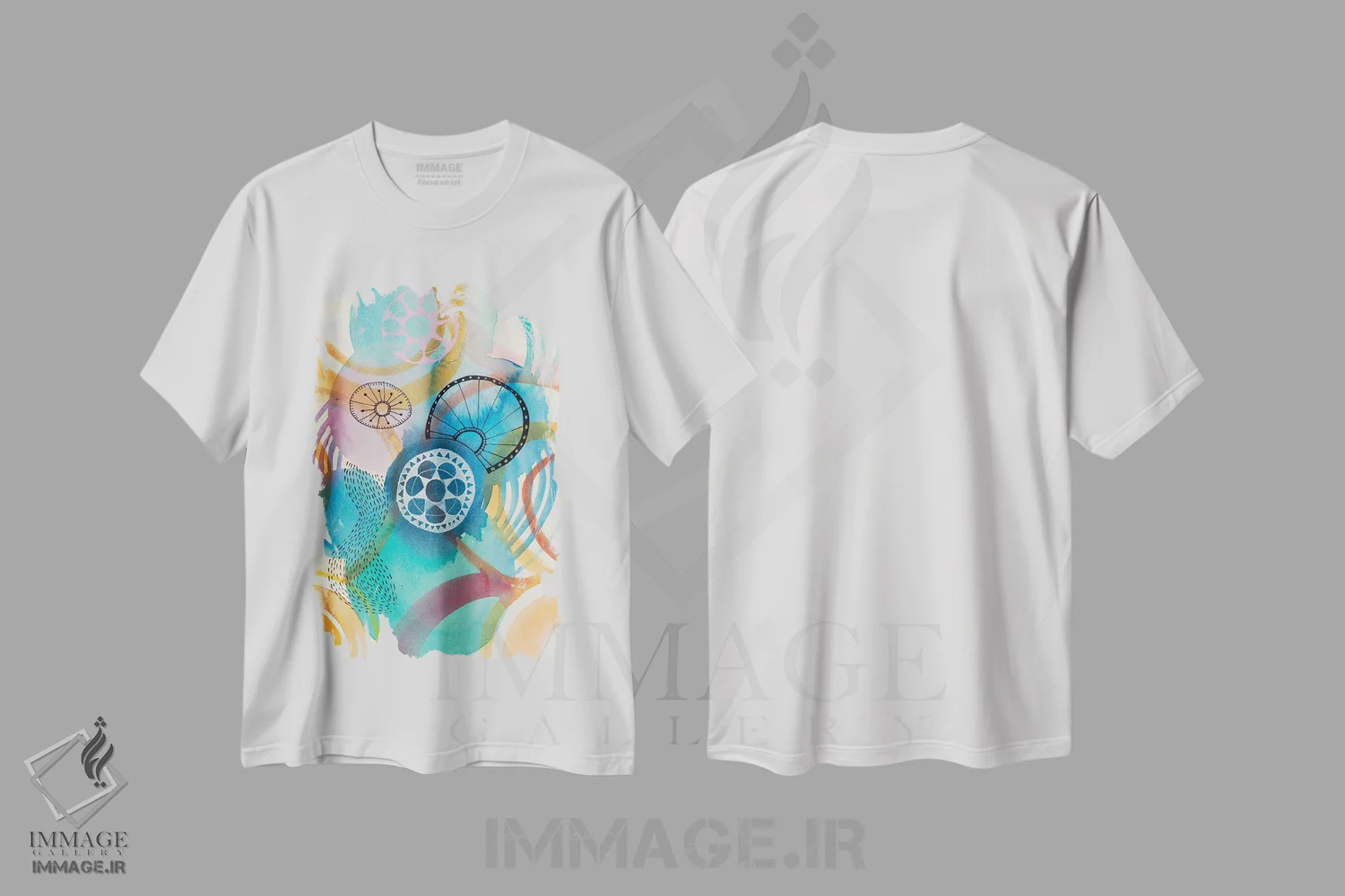 تیشرت سفید طرح دار شاد ۴ اثر فِیث ایوانز-سیلز | immage.ir