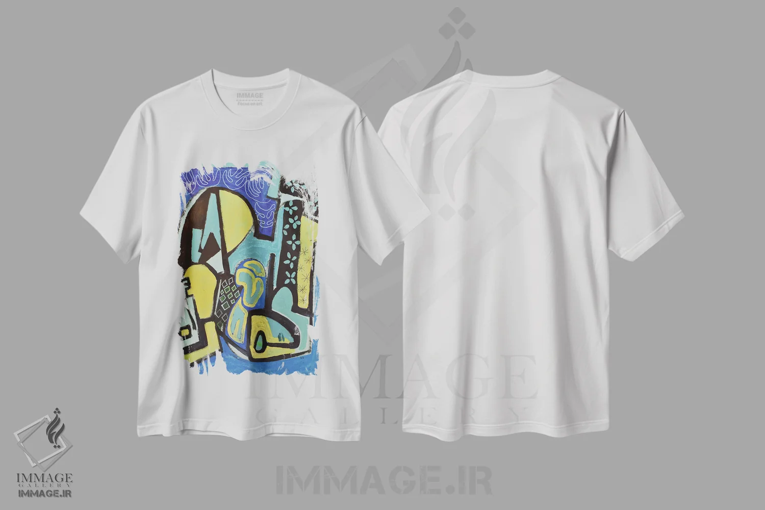 تیشرت سفید طرح دار کاغذ شماره ۱۷ اثر فرانتیشک فلوریان | immage.ir