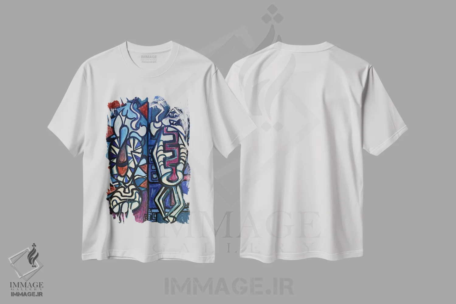 تیشرت سفید طرح دار کاغذ شماره ۵۸ اثر فرانتیشک فلوریان | immage.ir