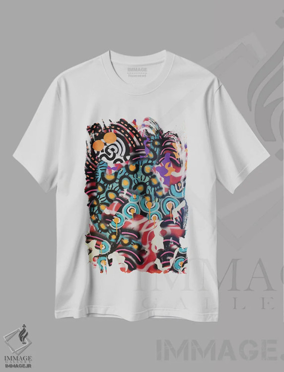 تیشرت سفید طرح دار کاغذ شماره ۸۰ اثر فرانتیشک فلوریان | immage.ir
