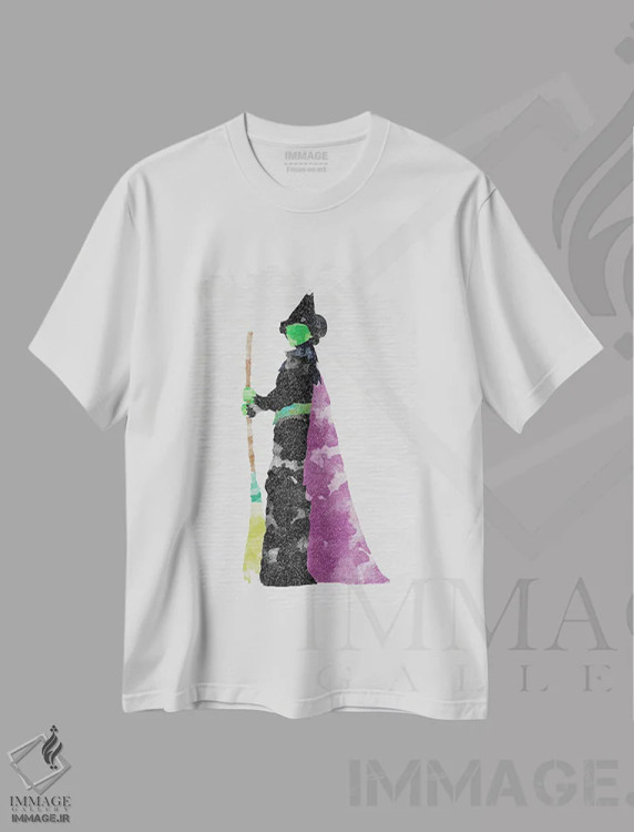 تیشرت سفید طرح دار شرور، هنر دیجیتال اثر فیشرکرافت | immage.ir