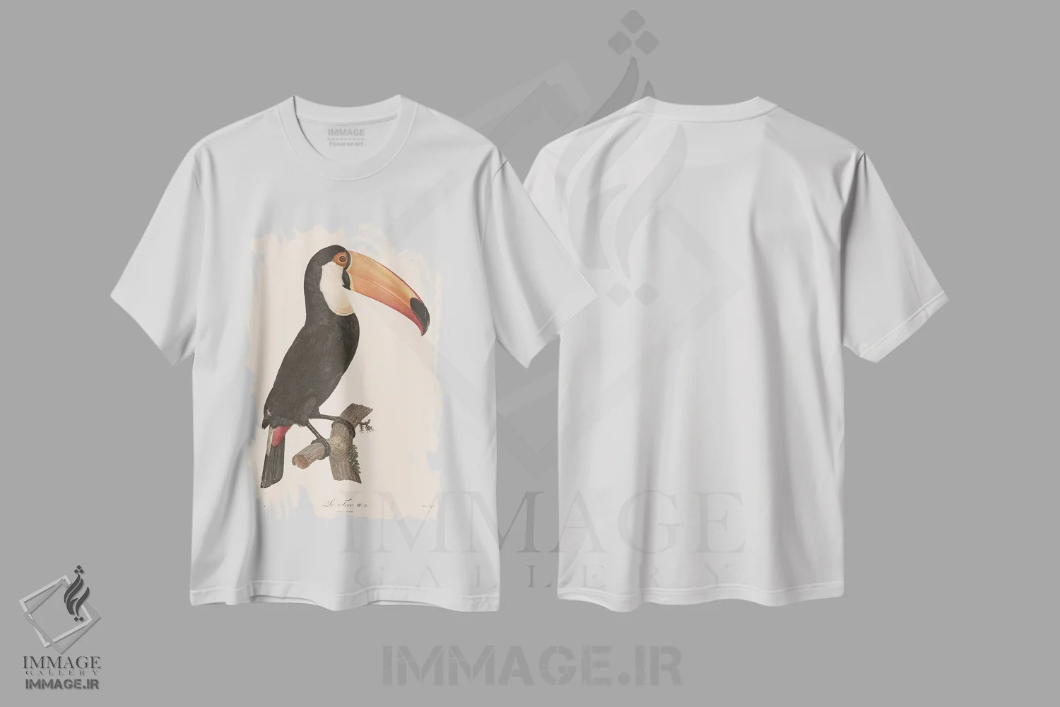 تیشرت سفید طرح دار لِ توکو، تزئینی اثر فلوران بُدار | فروشگاه ایماژ