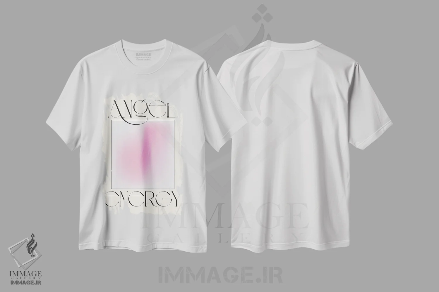 تیشرت سفید طرح دار رویای انرژی فرشته، تزئینی اثر فلاور لاو چایلد | فروشگاه ایماژ