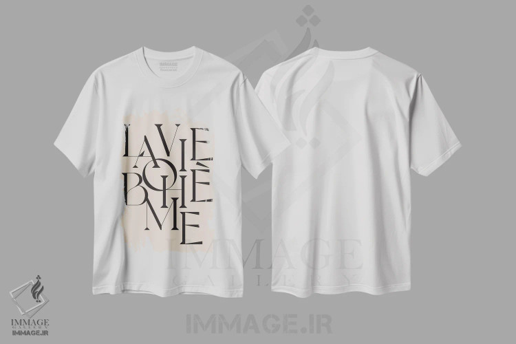 تیشرت سفید طرح دار زندگی بوهِم، دکور بوهمی اثر فلاور لاو چایلد | immage.ir