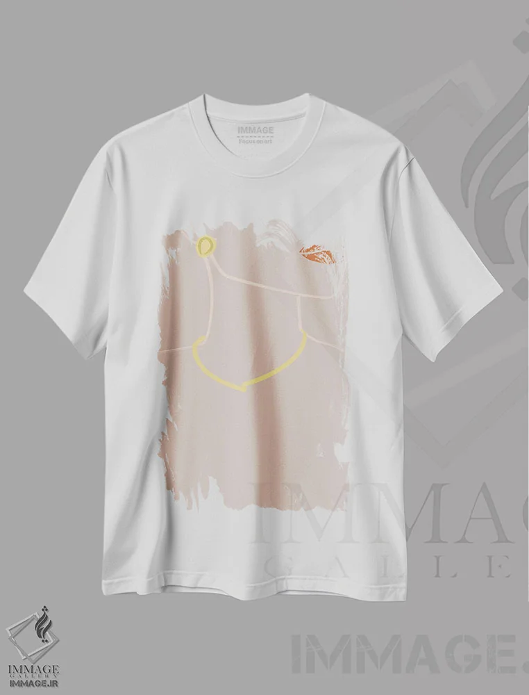 تیشرت سفید طرح دار لولا، تزئینی اثر فلاور لاو چایلد | immage.ir