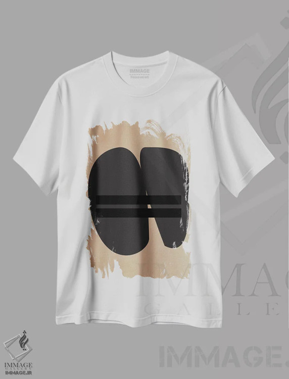 تیشرت سفید طرح دار دو قلب اثر فلاور لاو چایلد | immage.ir