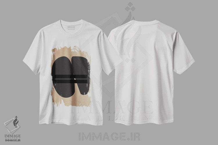 تیشرت سفید طرح دار دو قلب اثر فلاور لاو چایلد | immage.ir