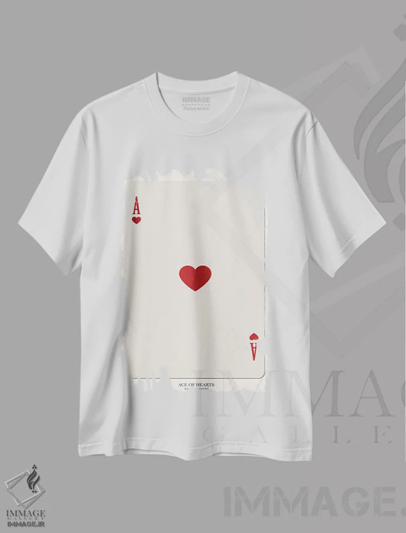 تیشرت سفید طرح دار مرا برگزین، تزئینی اثر فلاور لاو چایلد | immage.ir