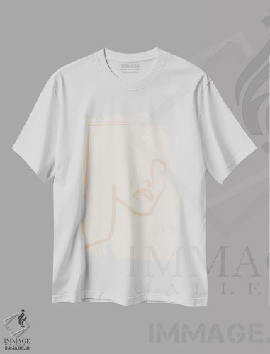 تیشرت سفید طرح دار همه اش مال تو، تزئینی اثر فلاور لاو چایلد | فروشگاه ایماژ