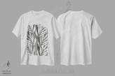 تیشرت سفید طرح دار پالمیراس ۲، تزئینی اثر فلورا کوتا | immage.ir