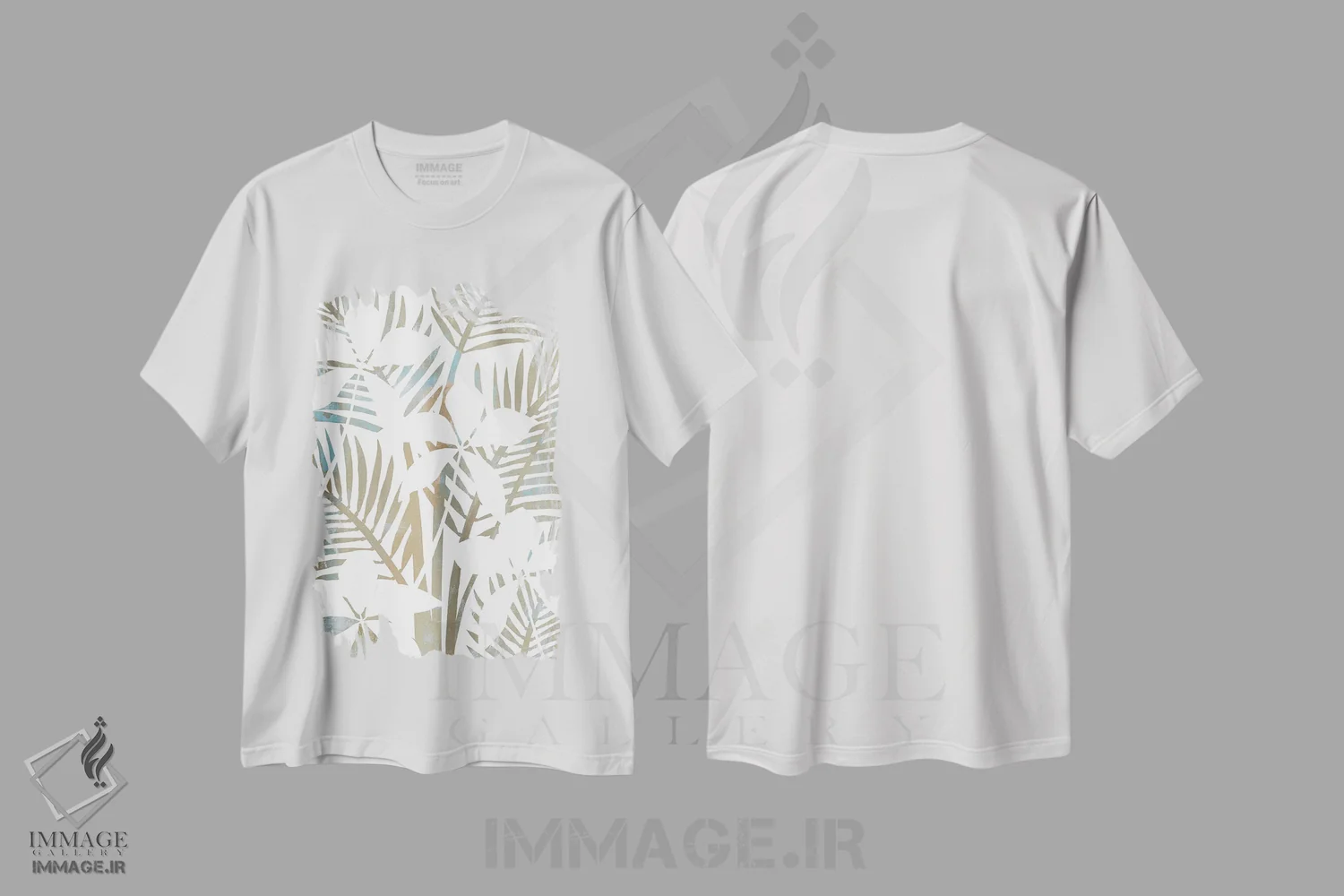 تیشرت سفید طرح دار پالمیراس ۴، تزئینی اثر فلورا کوتا | فروشگاه ایماژ