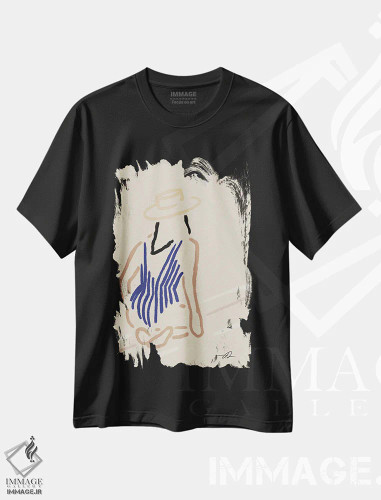 تیشرت مشکی طرح دار مقصد بعدی کجاست؟، دکور ساحلی اثر فابیان لاواتر | فروشگاه ایماژ